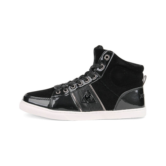 Le Coq Sportif Assia Mid Noir - Chaussures Basket Montante Femme